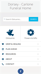 Mobile Screenshot of dorseycarlonefuneralhome.com